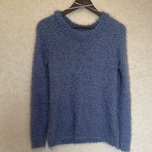 LC Lauren Conrad Fuzzy Blue Sweater